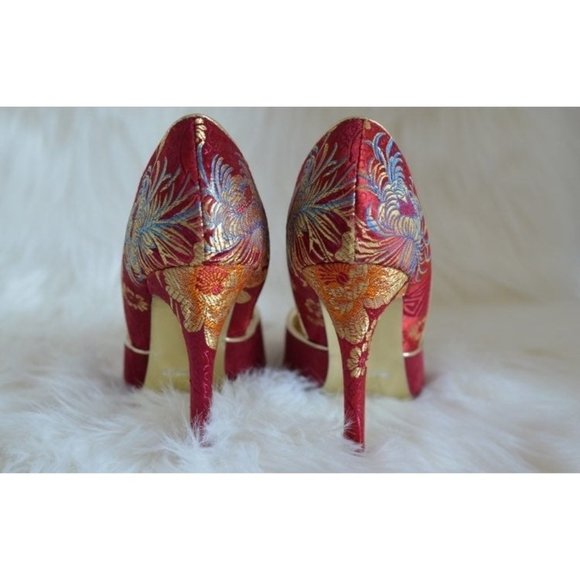 Aldo brand multicolored heels/pumps - Picture 7 of 8